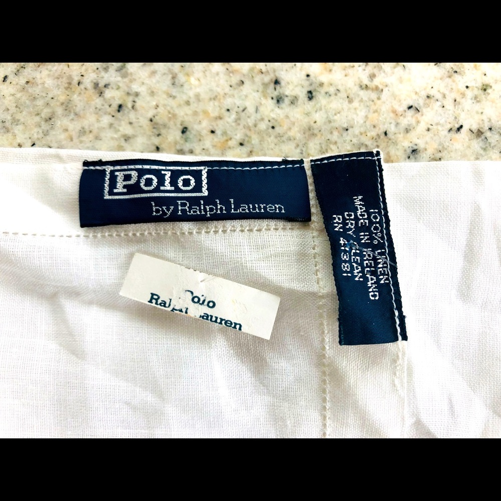RALPH LAUREN ☘️ LINEN Pocket Square